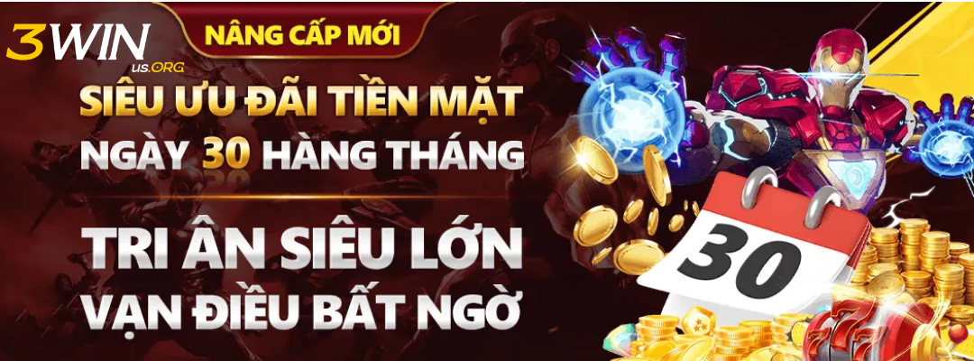 ưu đãi 3win.us.com